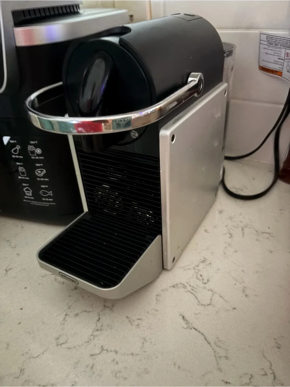 Nespresso Pixie Coffee Machine Box in Tan and Black